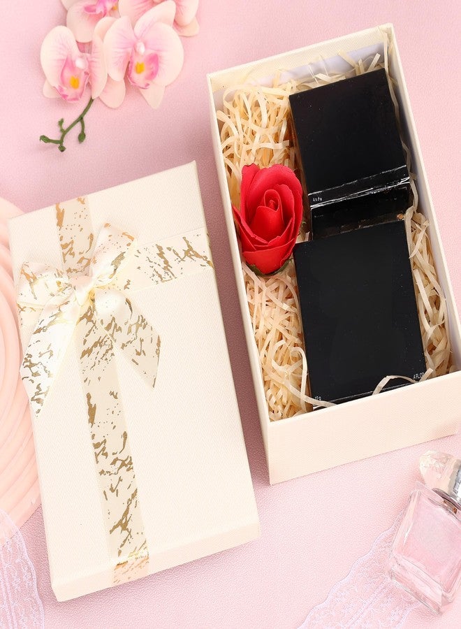 HOME ELEMENTS 3 Pcs Set of Luxury Gift Box Set With Bow, Bridesmaid Box, Decorative Present Boxes for Diwali Christmas Wedding Birthdays Special Occasions Gift Hampers (Pink) - Image 2